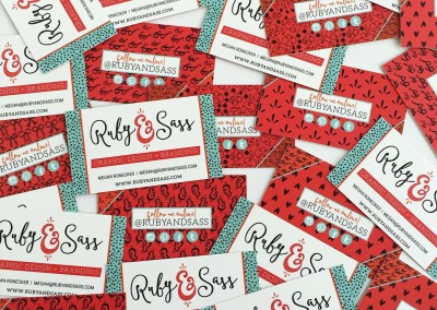 Ruby and Sass Business Cards