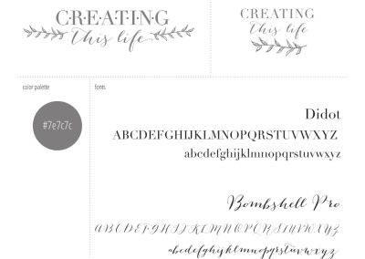 Creating-This-Life-Blog-Logo-Design-Style-Sheet